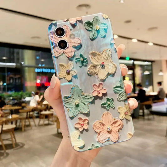 Colourful Grace Floral Printed Case - iPhone Series