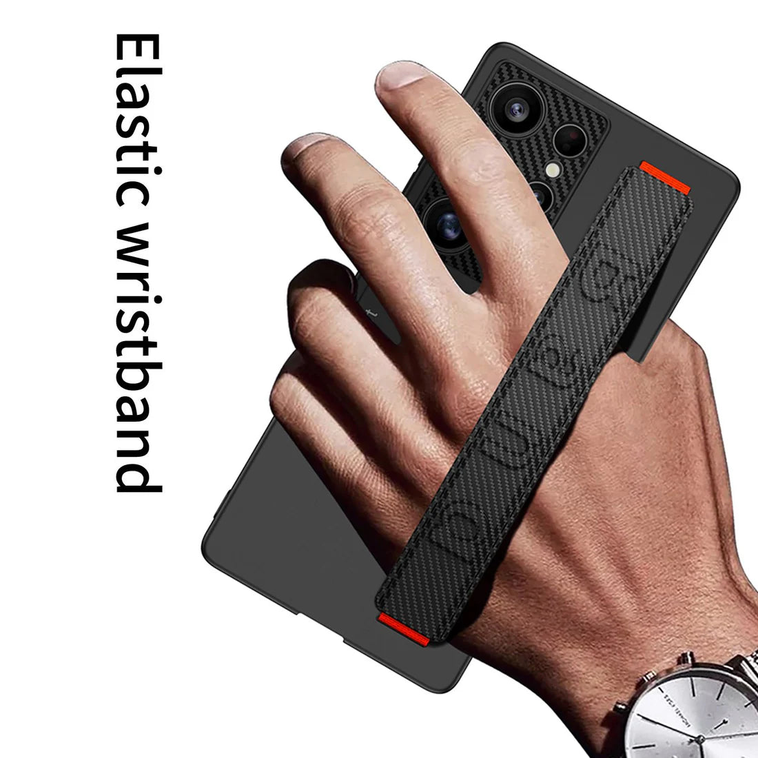 Premium Elastic Wrist-Band Holder Case Galaxy S25 Ultra