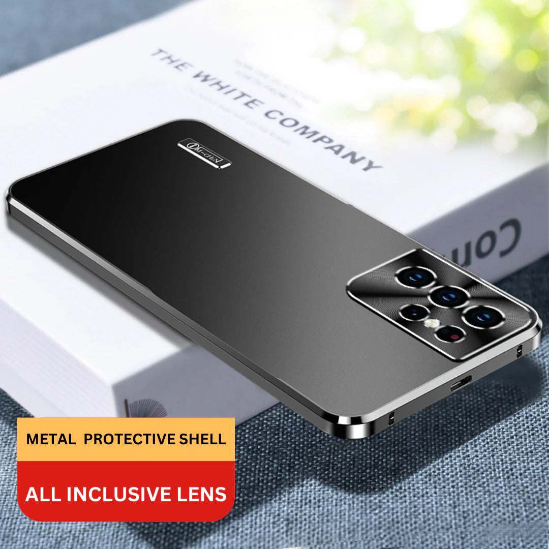 Luxury Magnetic Metal Frame Case - Galaxy S25 Series
