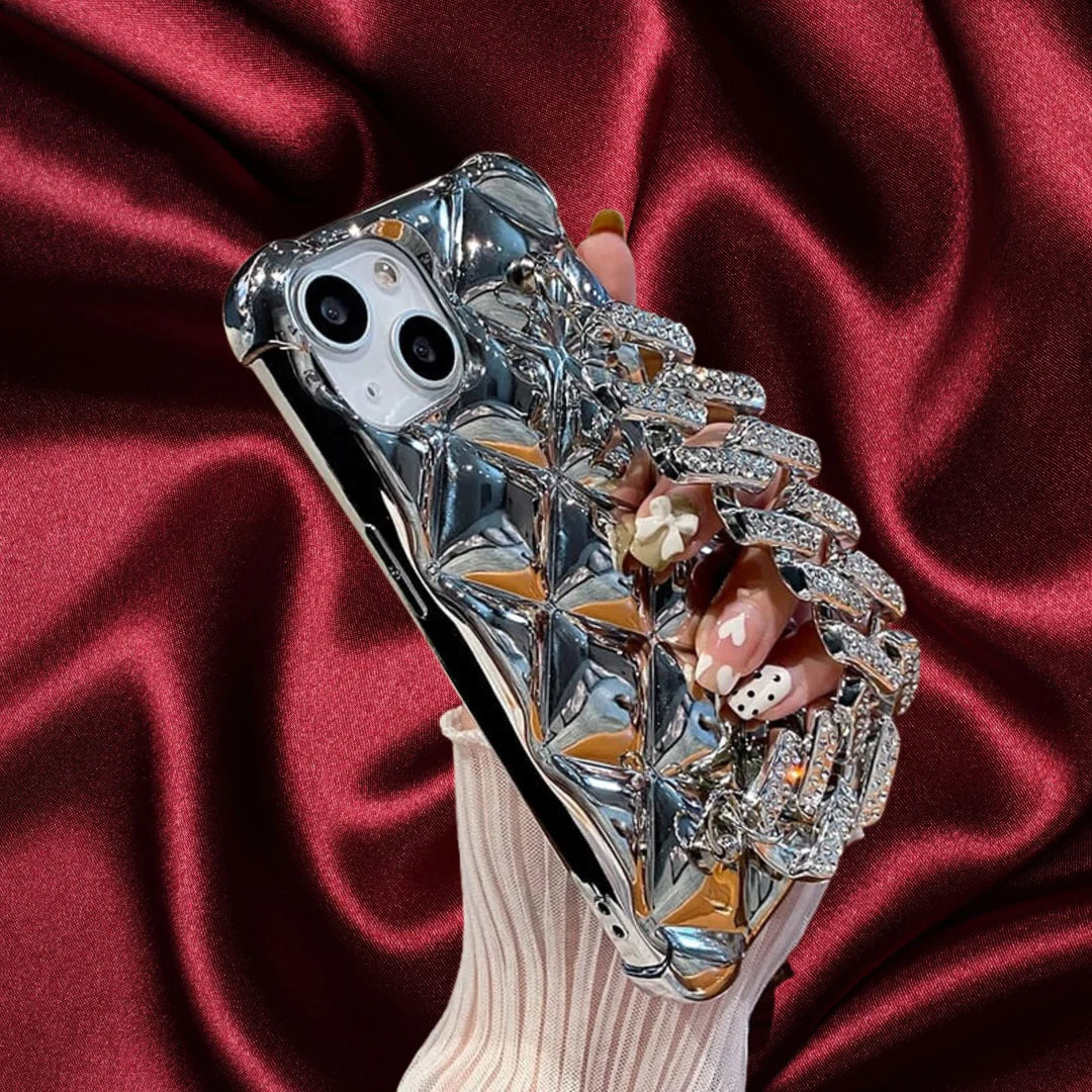 Charm Shines Diamonds Bracelet Cover - iPhone