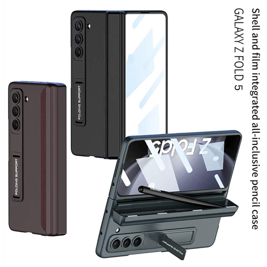 SHOCKPROOF MATTE CASE WITH PEN HOLDER FOR GALAXY Z FOLD 5