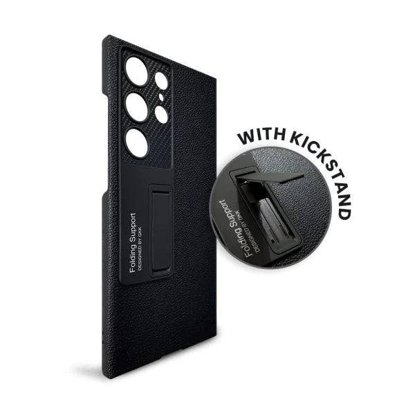 Leather Cover With S Pen Slot Protective Standing Case For Galaxy S Series