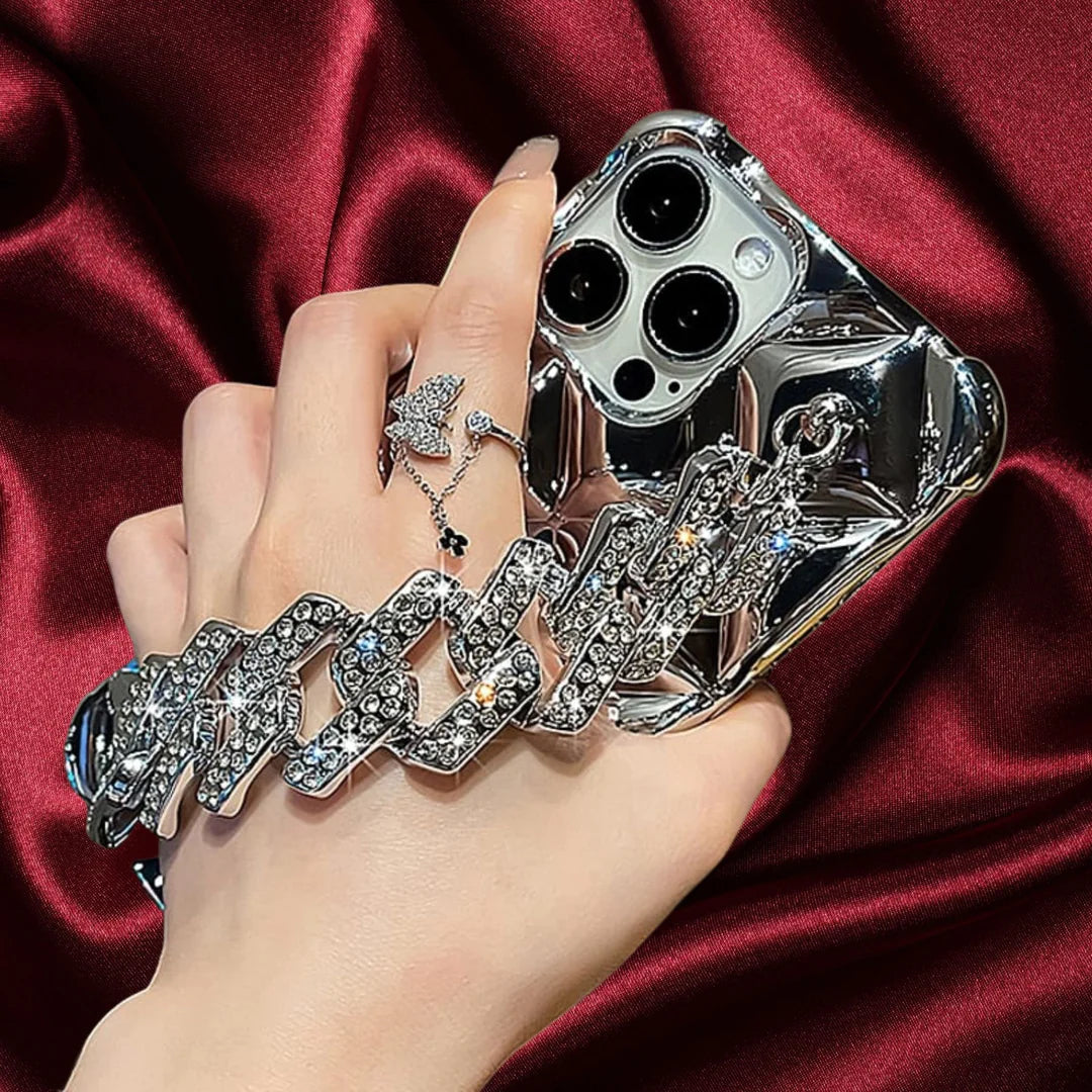 Charm Shines Diamonds Bracelet Cover - iPhone