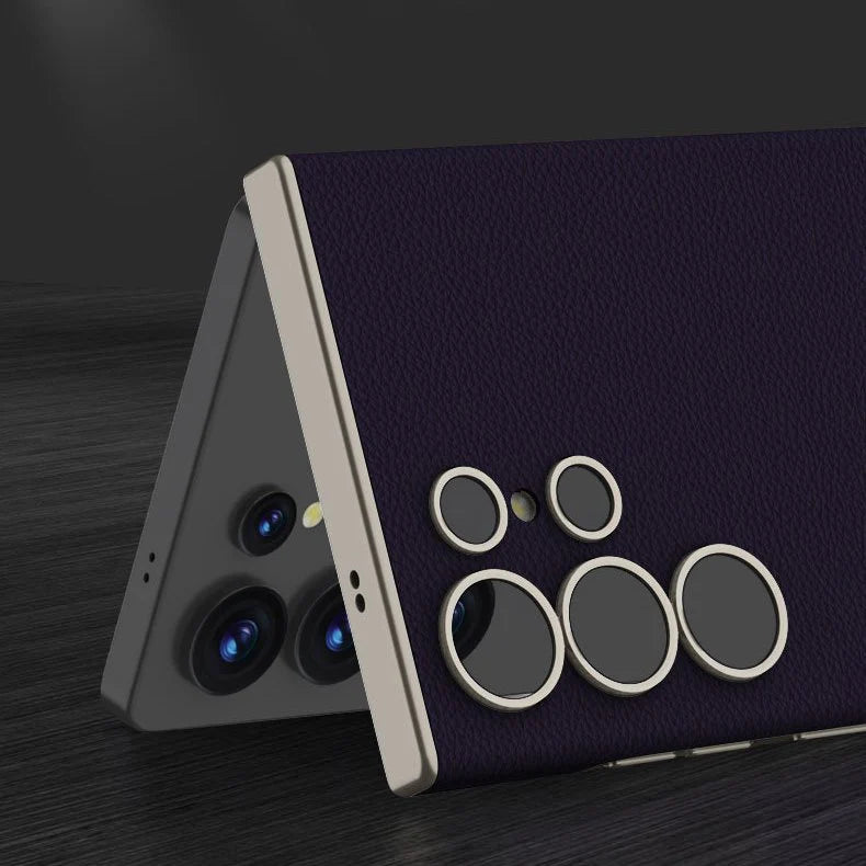 Premium Classic Plain Leather Case