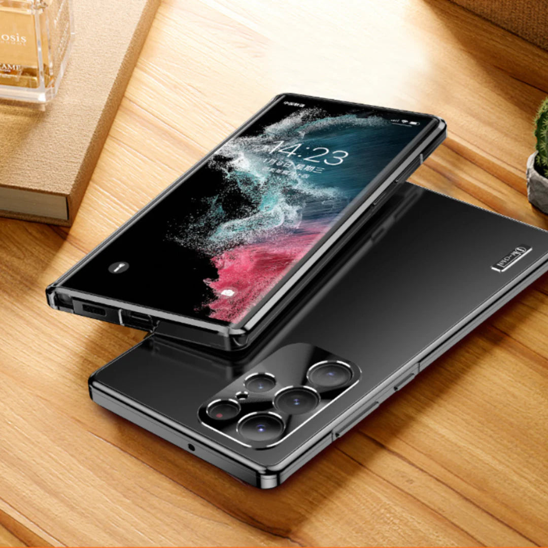 Luxury Magnetic Metal Frame Case - Galaxy S25 Series