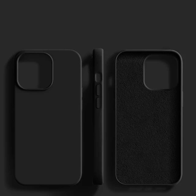 Liquid Soft Silicon Premium Case For iPhone 15 Series