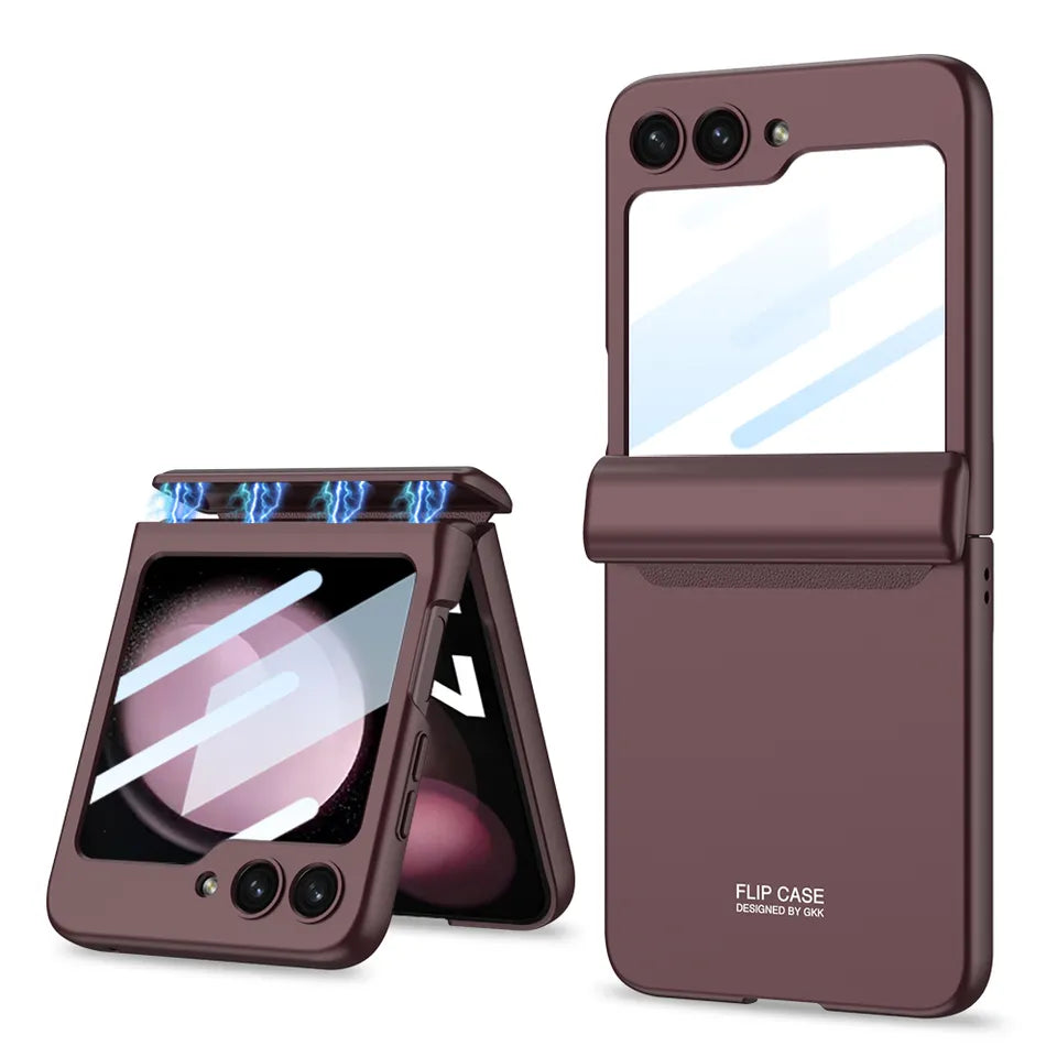 Magnetic Folding All-Inclusive Shell Case For Galaxy Z Flip Series