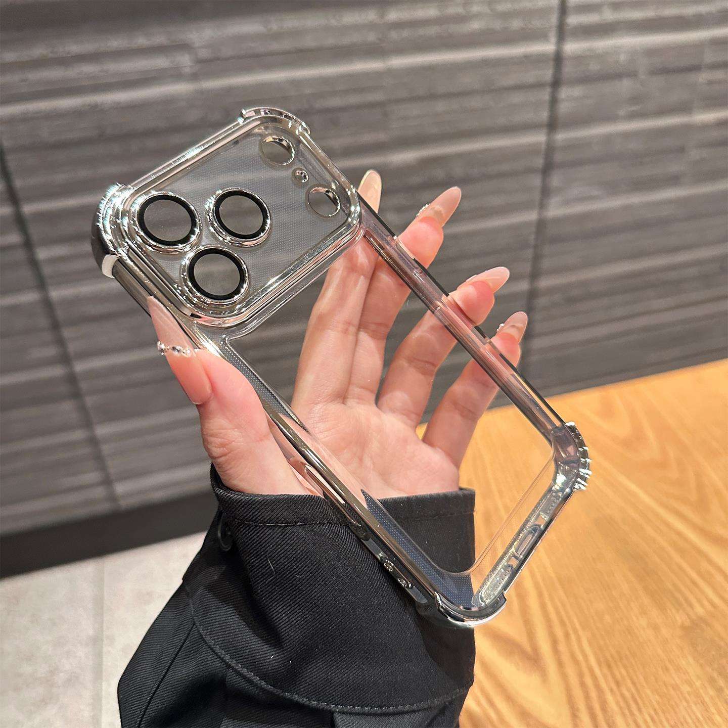 Crystal Edge Transparent Bumper Case- iPhone