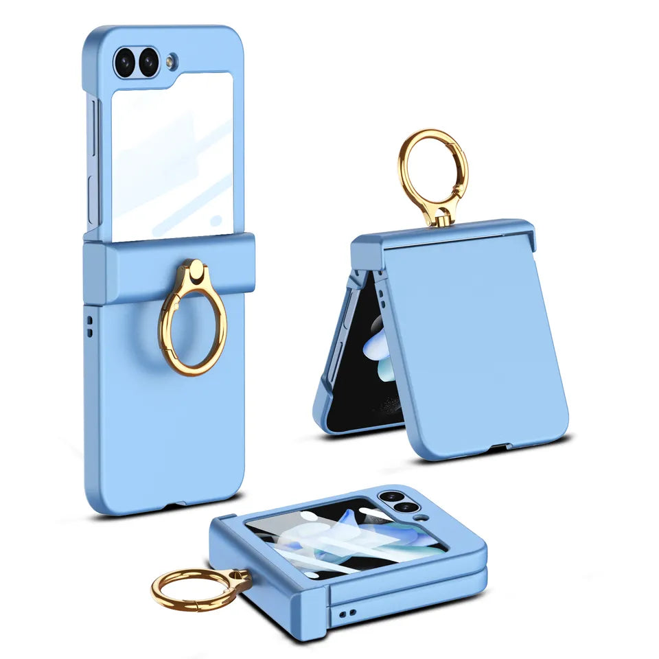 Magnetic Folding Ring Shell Case For Galaxy Z Flip 5