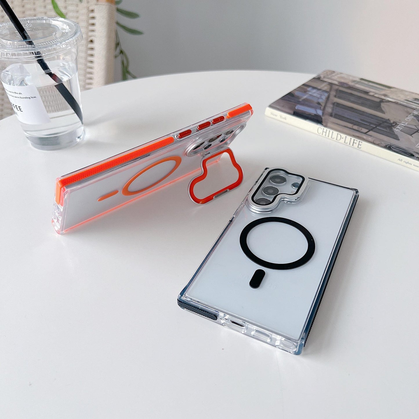 Metal Bracket Camera Protector Stand Case- Samsung