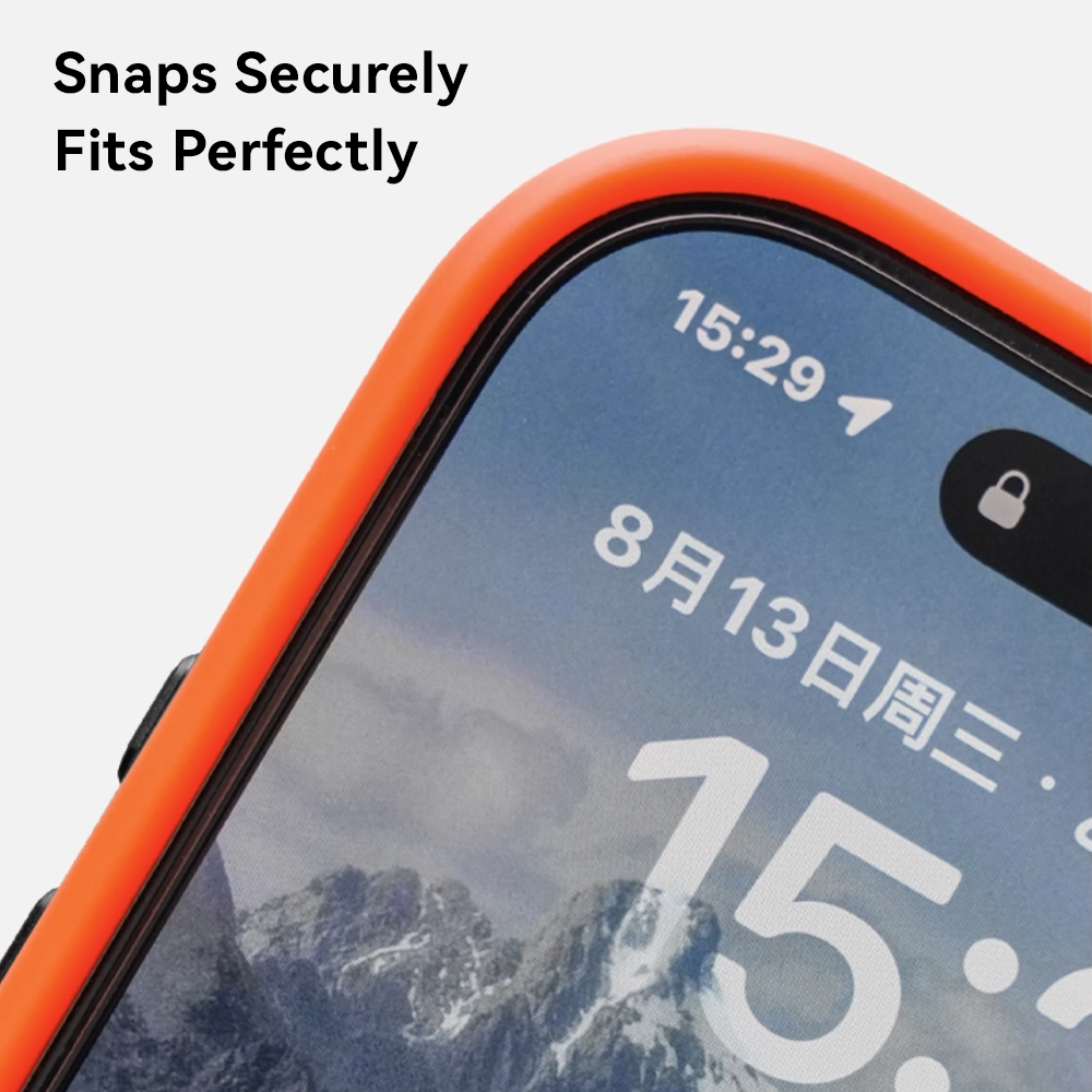 Shockproof Anti-Slip Grip Metal Buttons Case- iPhone