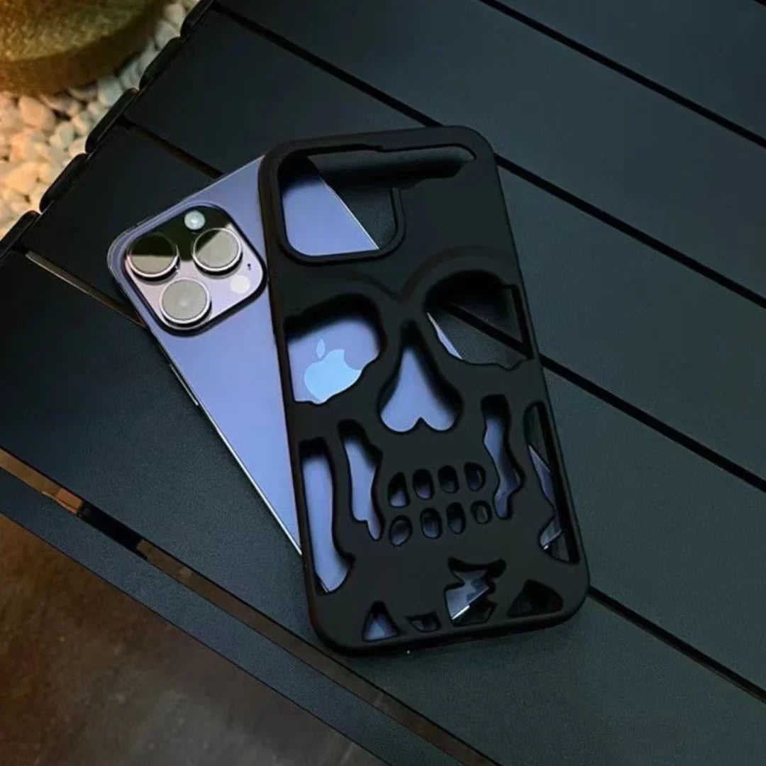 Hollow Skull Design Case- iPhone 16 Series