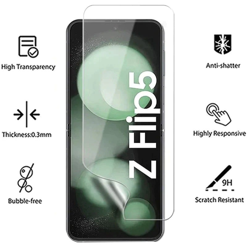 SCREEN PROTECTOR FOR SAMSUNG GALAXY Z FLIP 5 (6IN1)