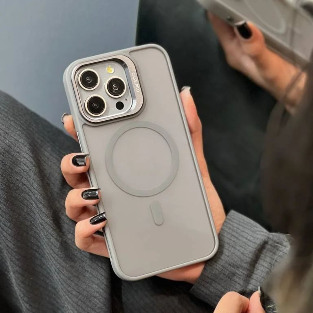 Elegant Metal Bracket Kickstand Case - iPhone 16 Series