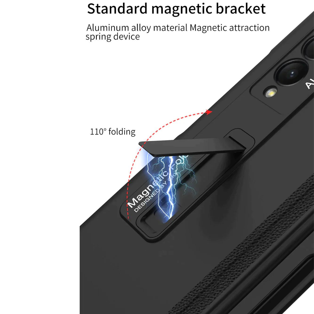 MAGNETIC FRAME KICK STAND ALL-INCLUDED CASE WITH S PEN SLOT Z FOLD SERIES