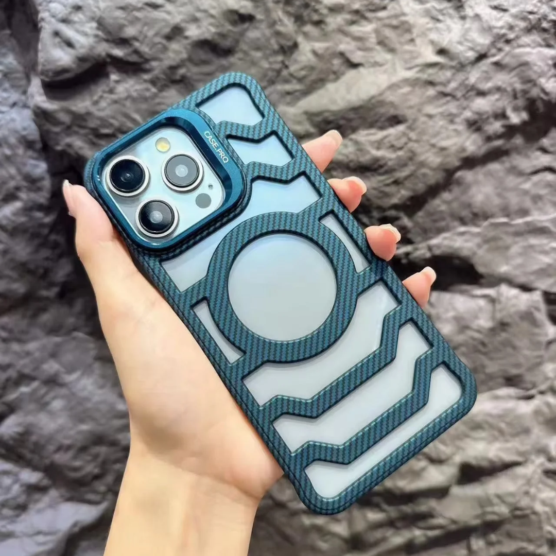 Carbon Hollow Heat Radiation Case- iPhone