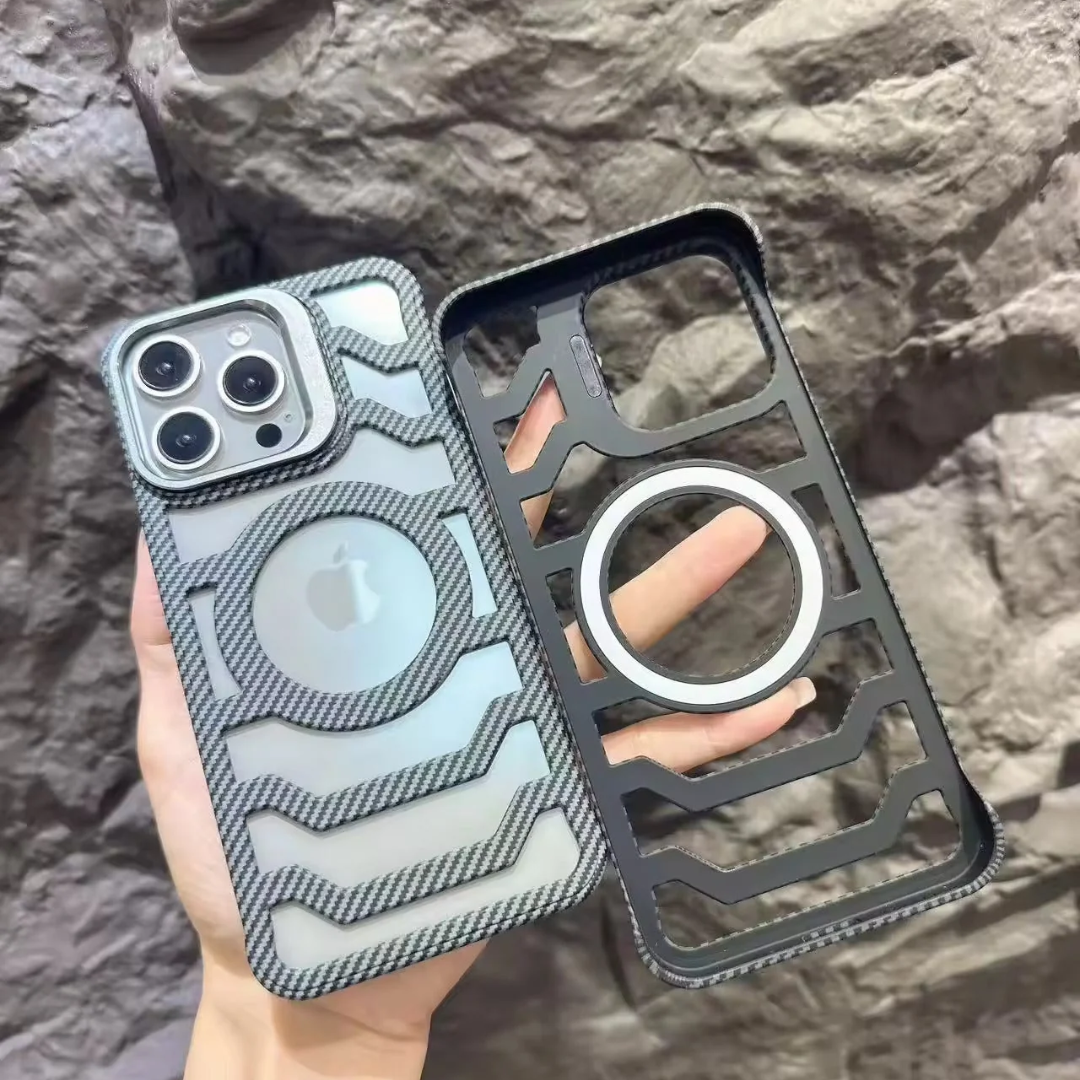 Carbon Hollow Heat Radiation Case- iPhone