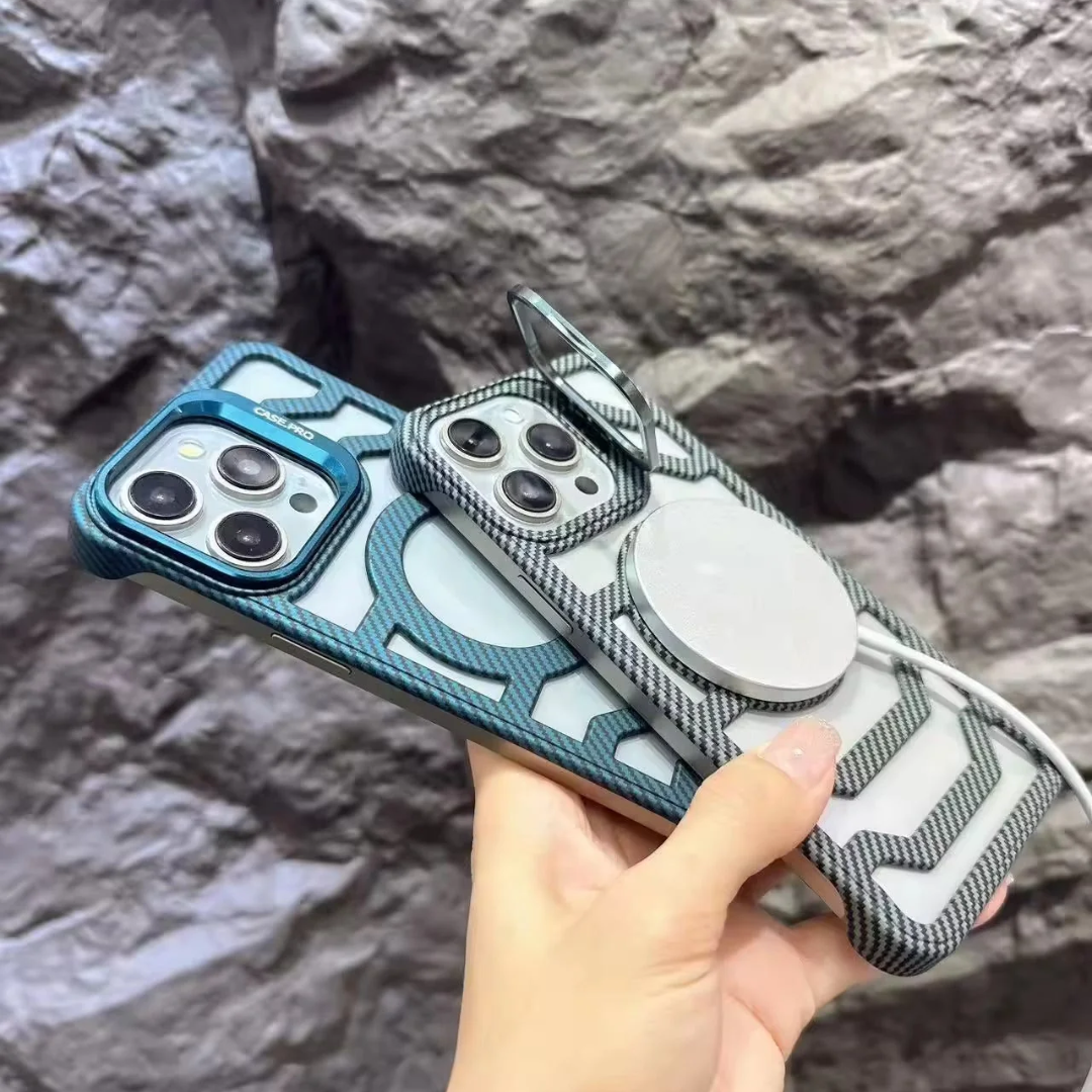 Carbon Hollow Heat Radiation Case- iPhone