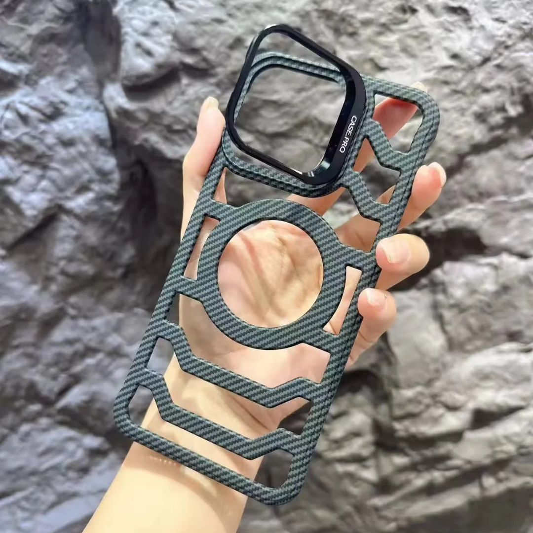 Carbon Hollow Heat Radiation Case- iPhone