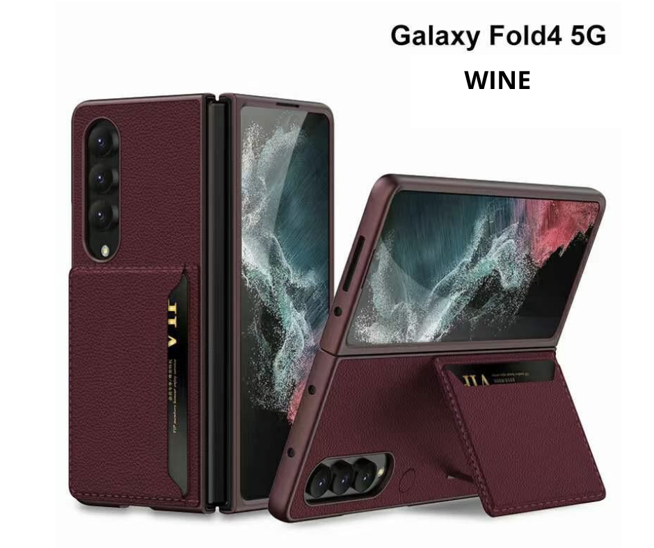 Premium Luxury Leather Case For Galaxy Z Fold 4