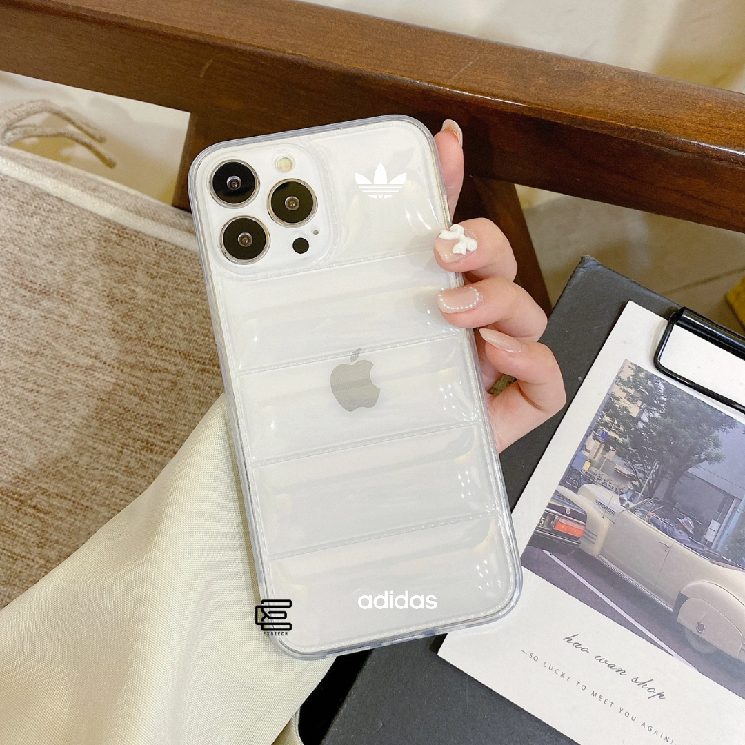 Adidas Print Soft Translucent Puffer Case - iPhone Series