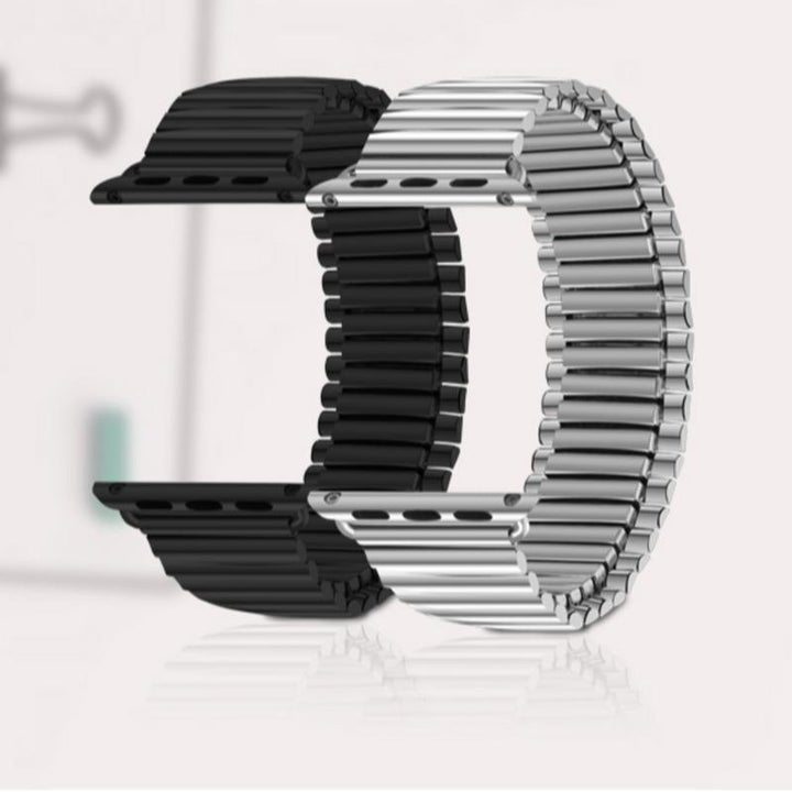 Luxury stainless steel strap for Apple Watch Series 7, 6, 5, 4, 3, 2 & 1