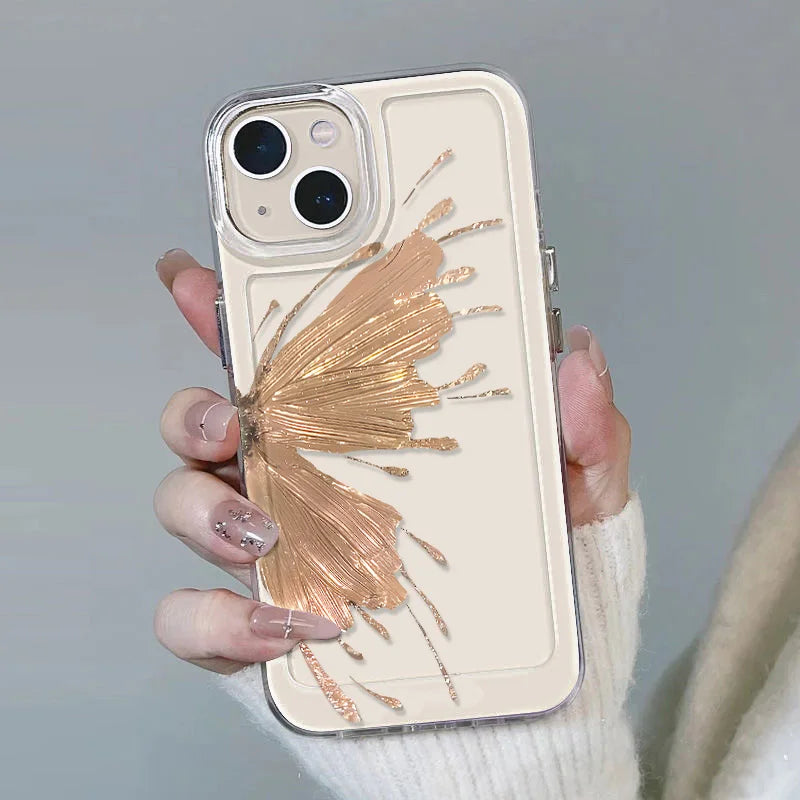 Luxury Butterfly Wings Soft Case for iPhone Series