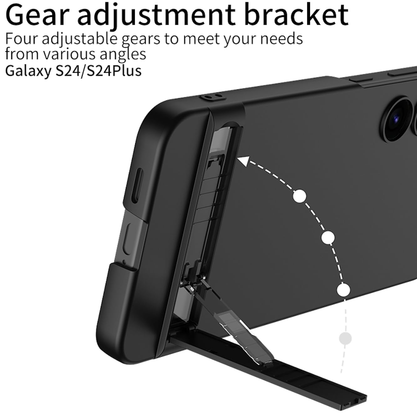 Slim Ultra Leatherette Stand Case For Galaxy S24