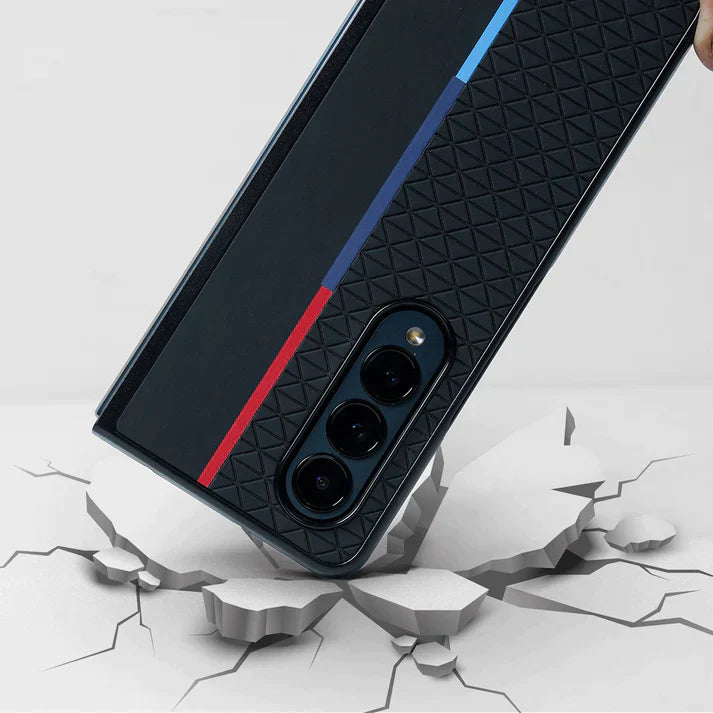 BMW M Sports Car Logo dual Shade Design Case For Samsung Galaxy Z Fold 4