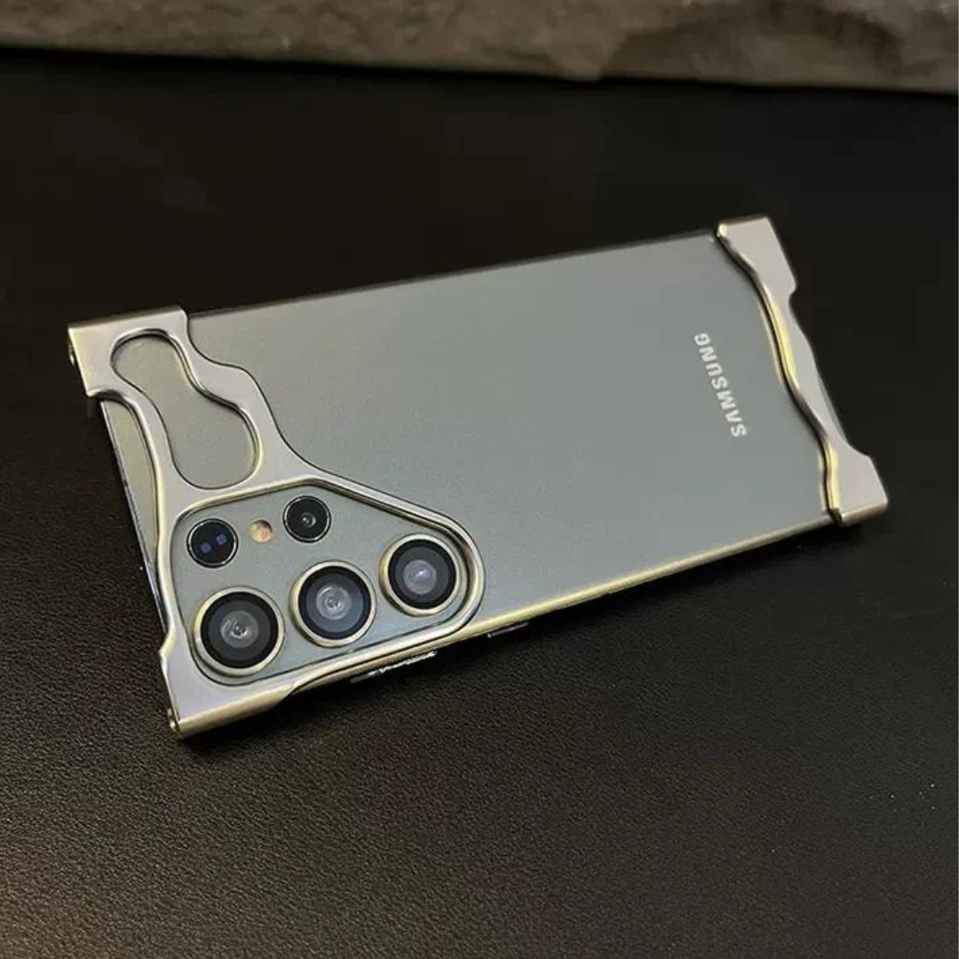 Titanium Metal Corner Frame Luxury Bumper Case For Galaxy S Series