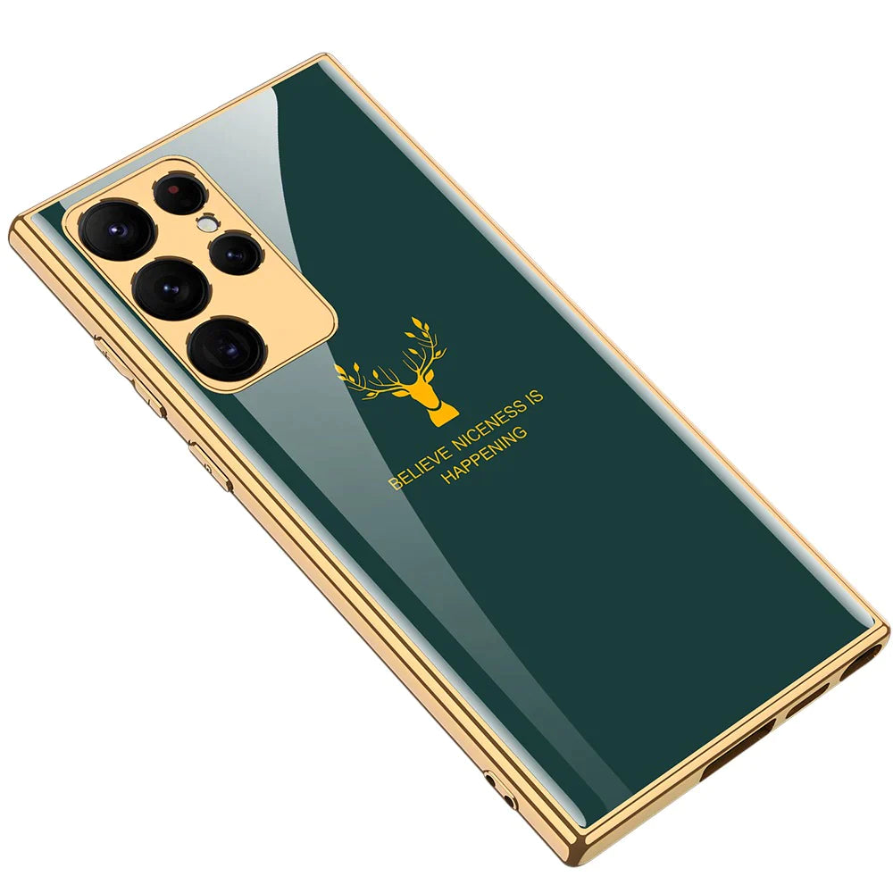 Inspirational Deer Protective Back Case for Samsung Galaxy S24 Ultra