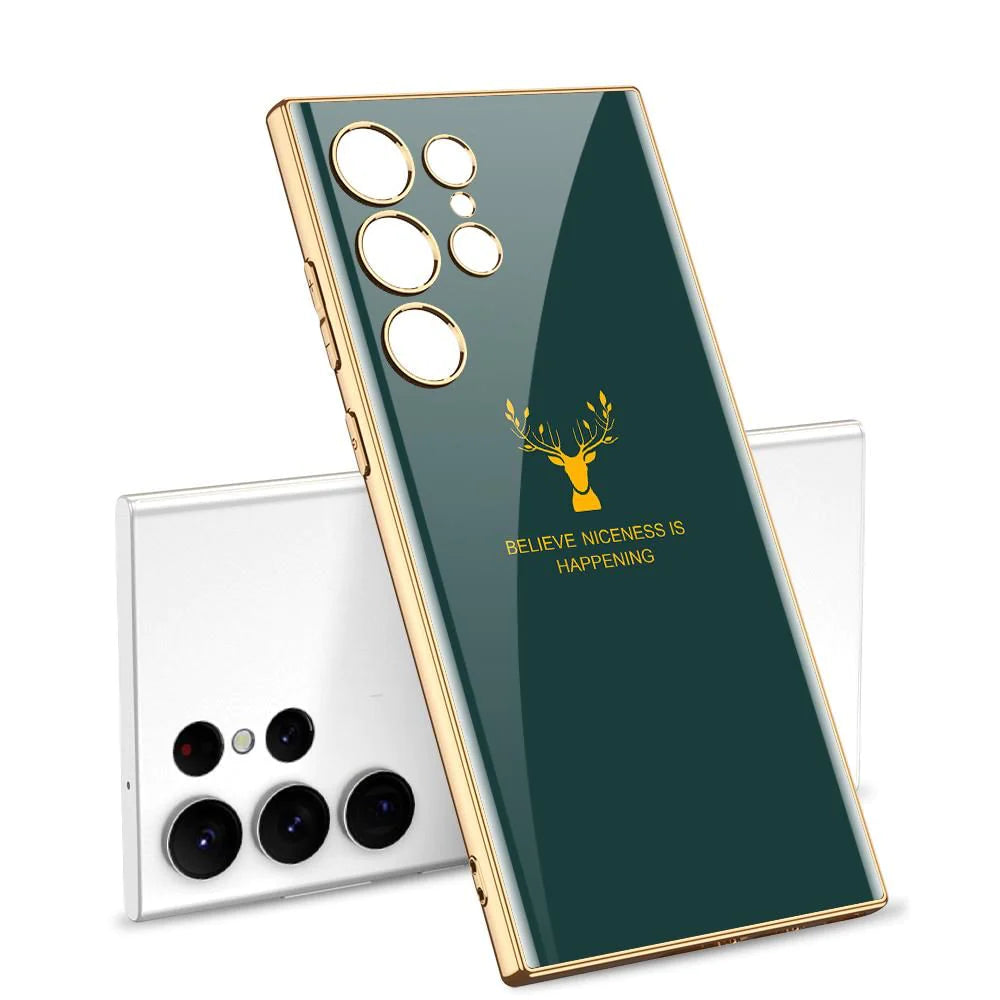 Inspirational Deer Protective Back Case for Samsung Galaxy S24 Ultra