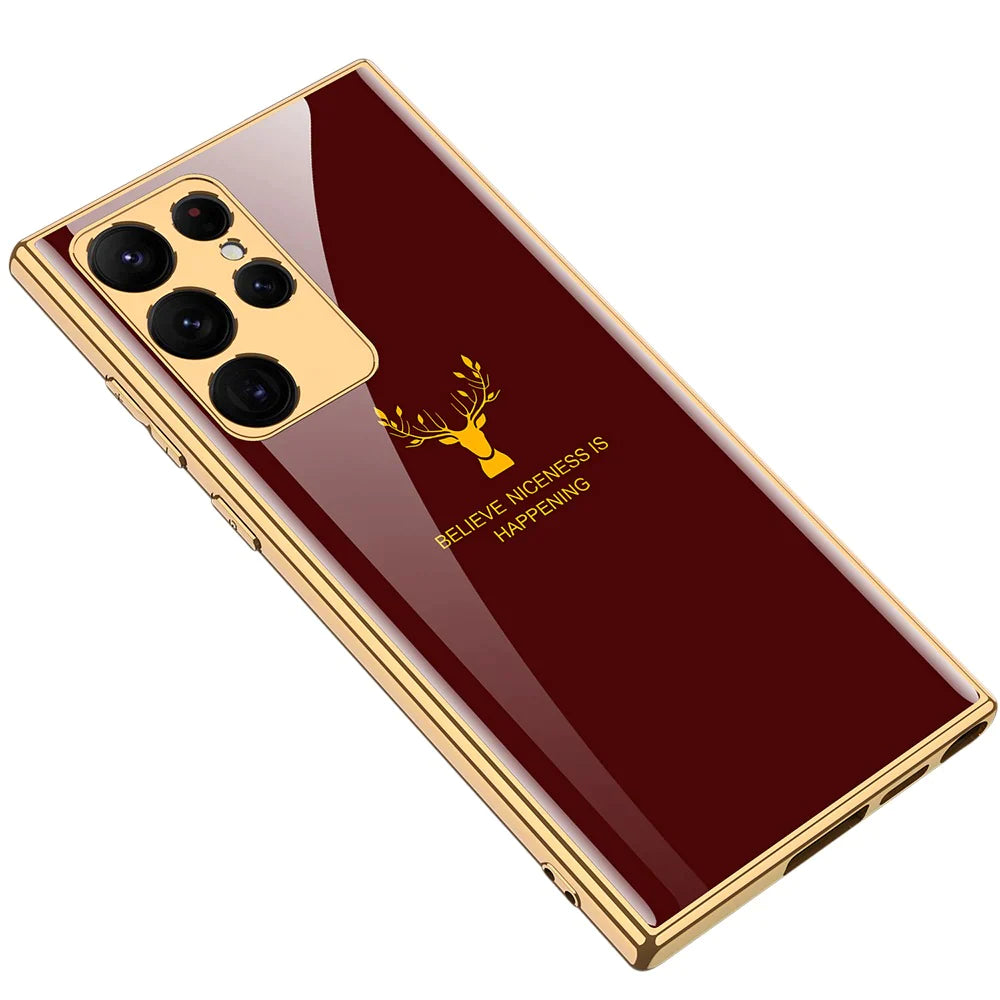 Inspirational Deer Protective Back Case for Samsung Galaxy S24 Ultra
