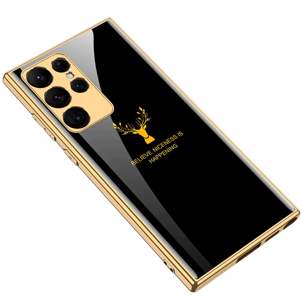 Inspirational Deer Protective Back Case for Samsung Galaxy S24 Ultra