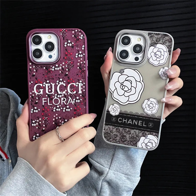Gucci Flora Flowers Pattern Phone Case- iPhone Series