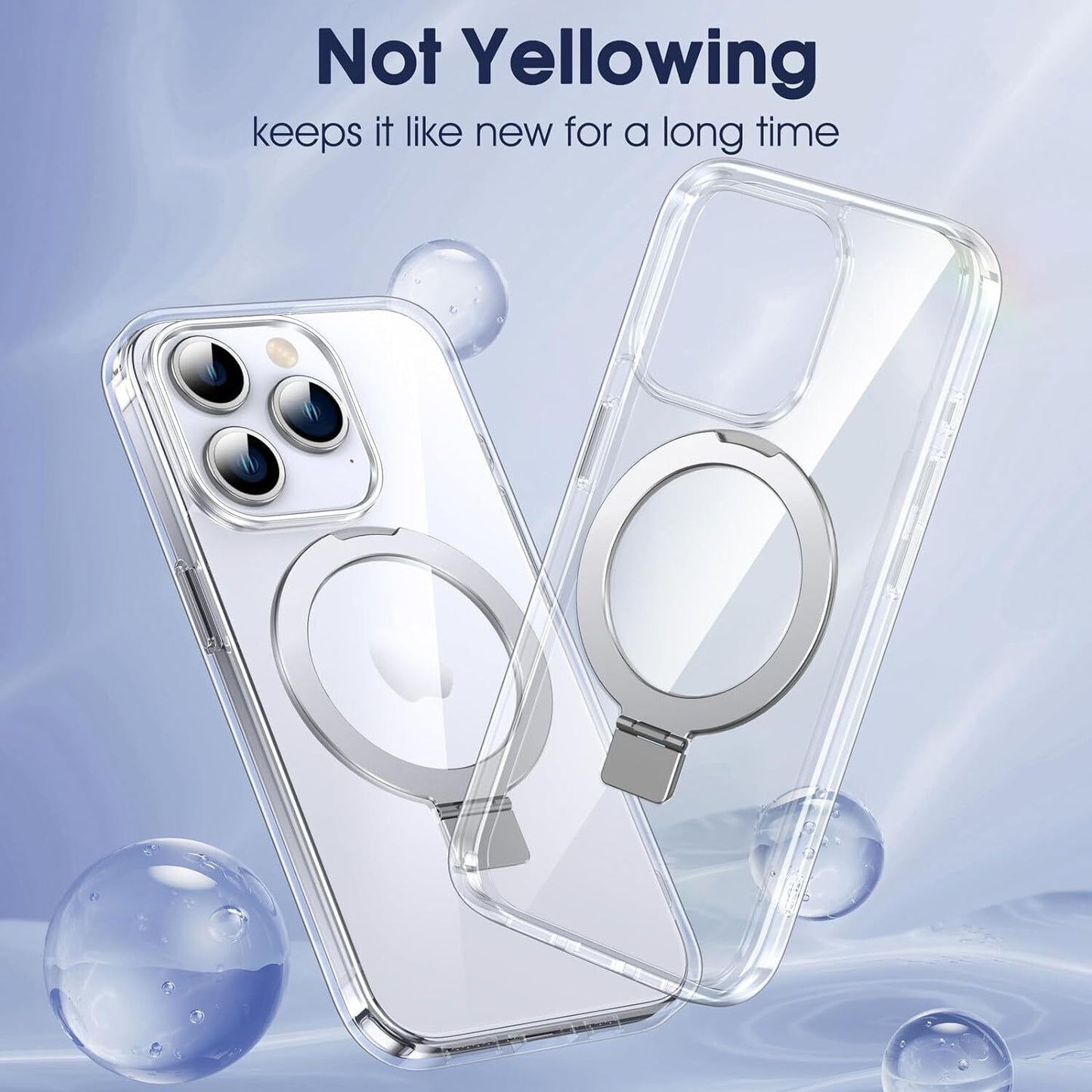 iPhone 15 Series Clear Magnetic MagSafe Wireless Charging Case