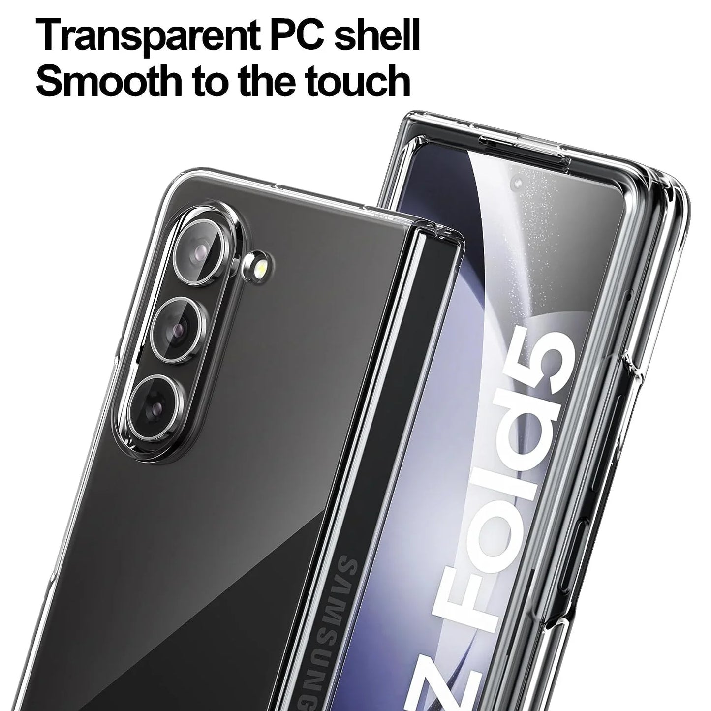 Samsung Galaxy Z Fold 5 Crystal Clear Transparent Cover