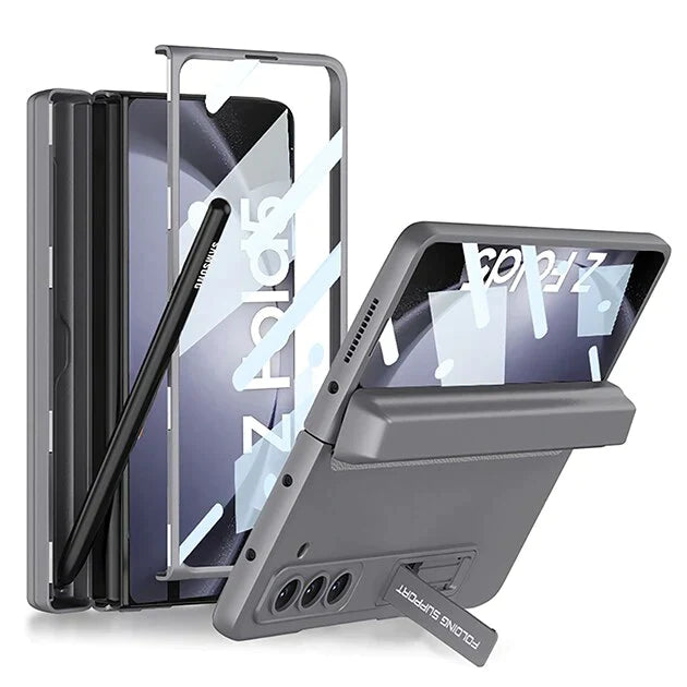 SHOCKPROOF MATTE CASE WITH PEN HOLDER FOR GALAXY Z FOLD 5