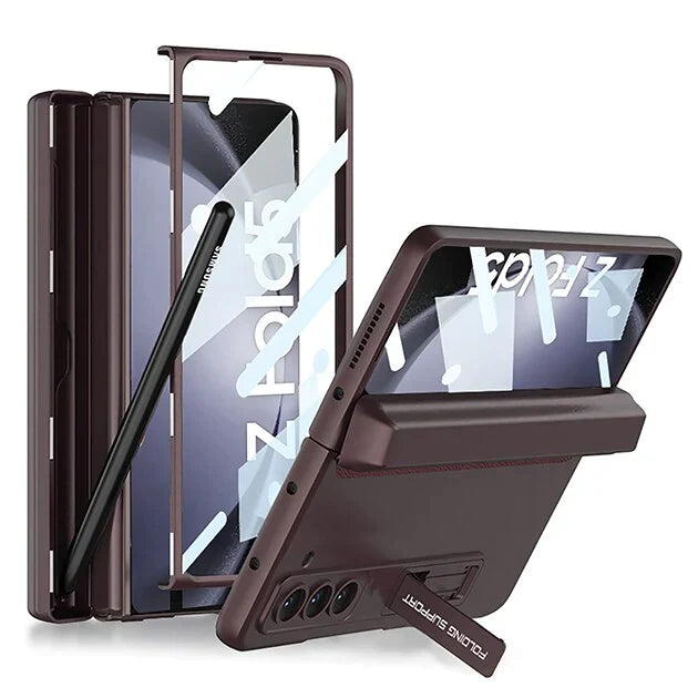 SHOCKPROOF MATTE CASE WITH PEN HOLDER FOR GALAXY Z FOLD 5