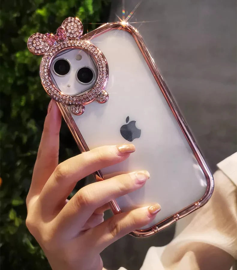 Shimmering Minerva Mouse Ears Cover - iPhone