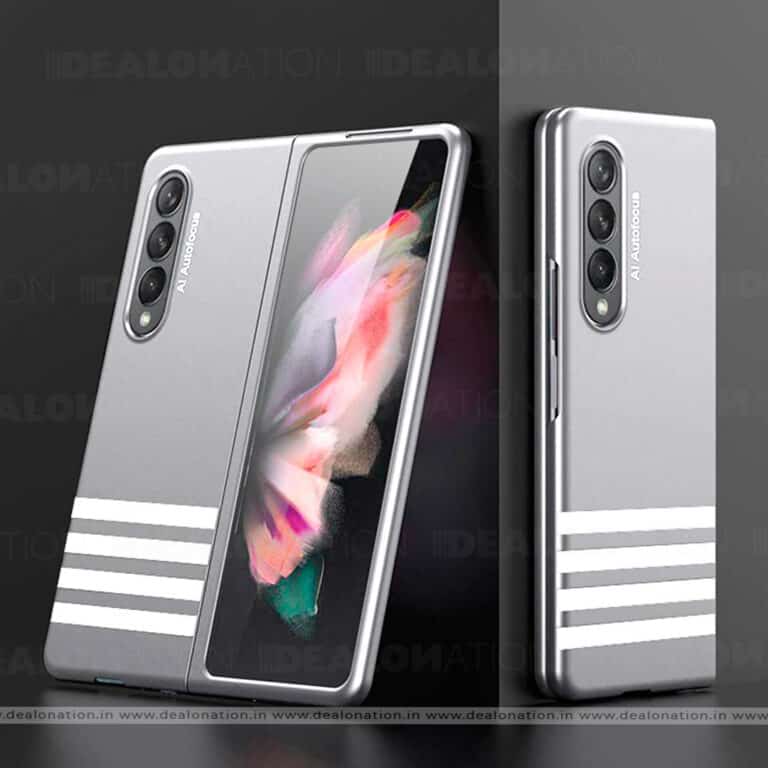 Galaxy Z Fold3 Ultra-Thin Hybrid Stripes Hard Shell Back Case