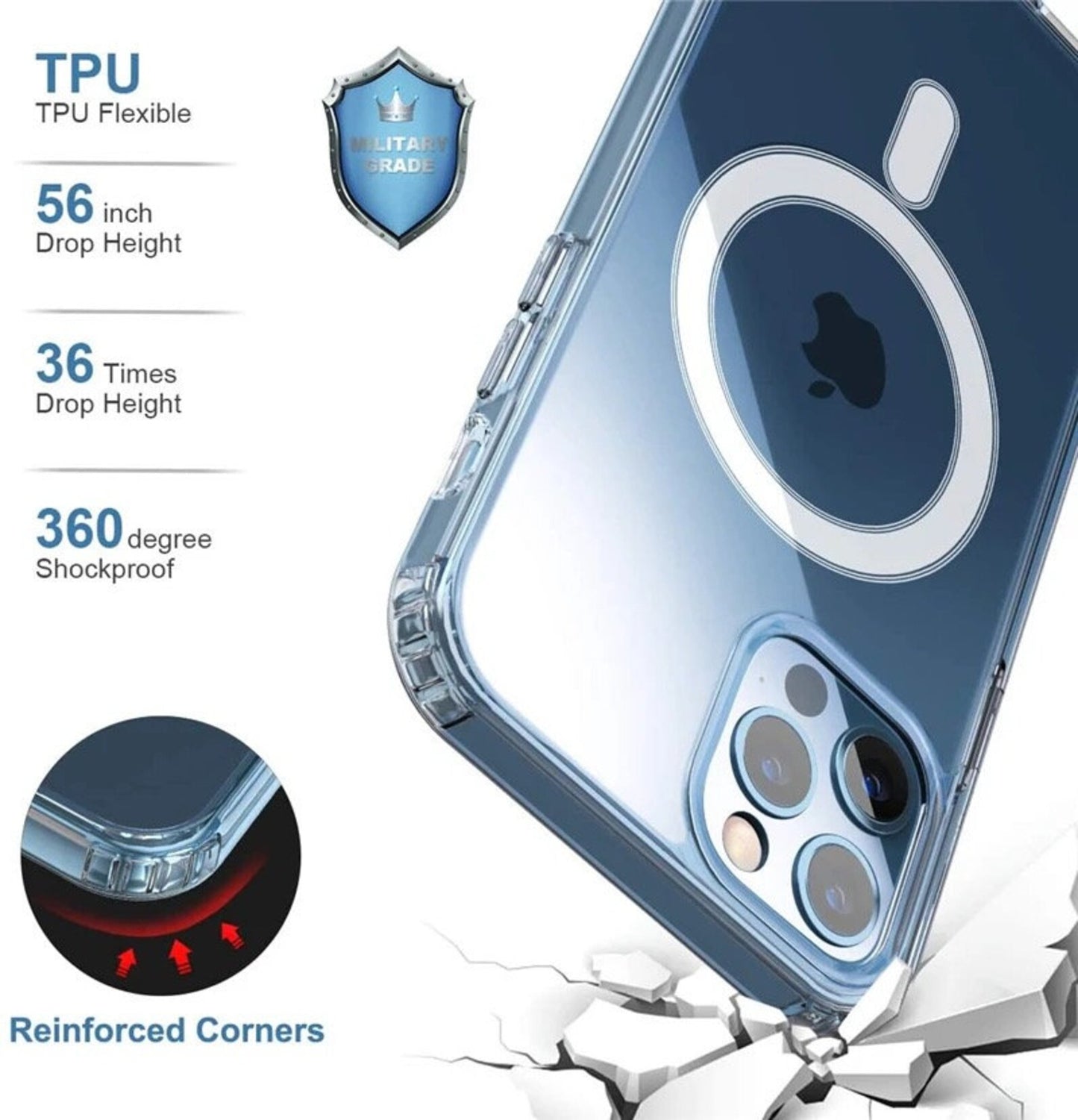 Premium & Stylish Clear MagSafe Edition Case - iPhone 15 Series