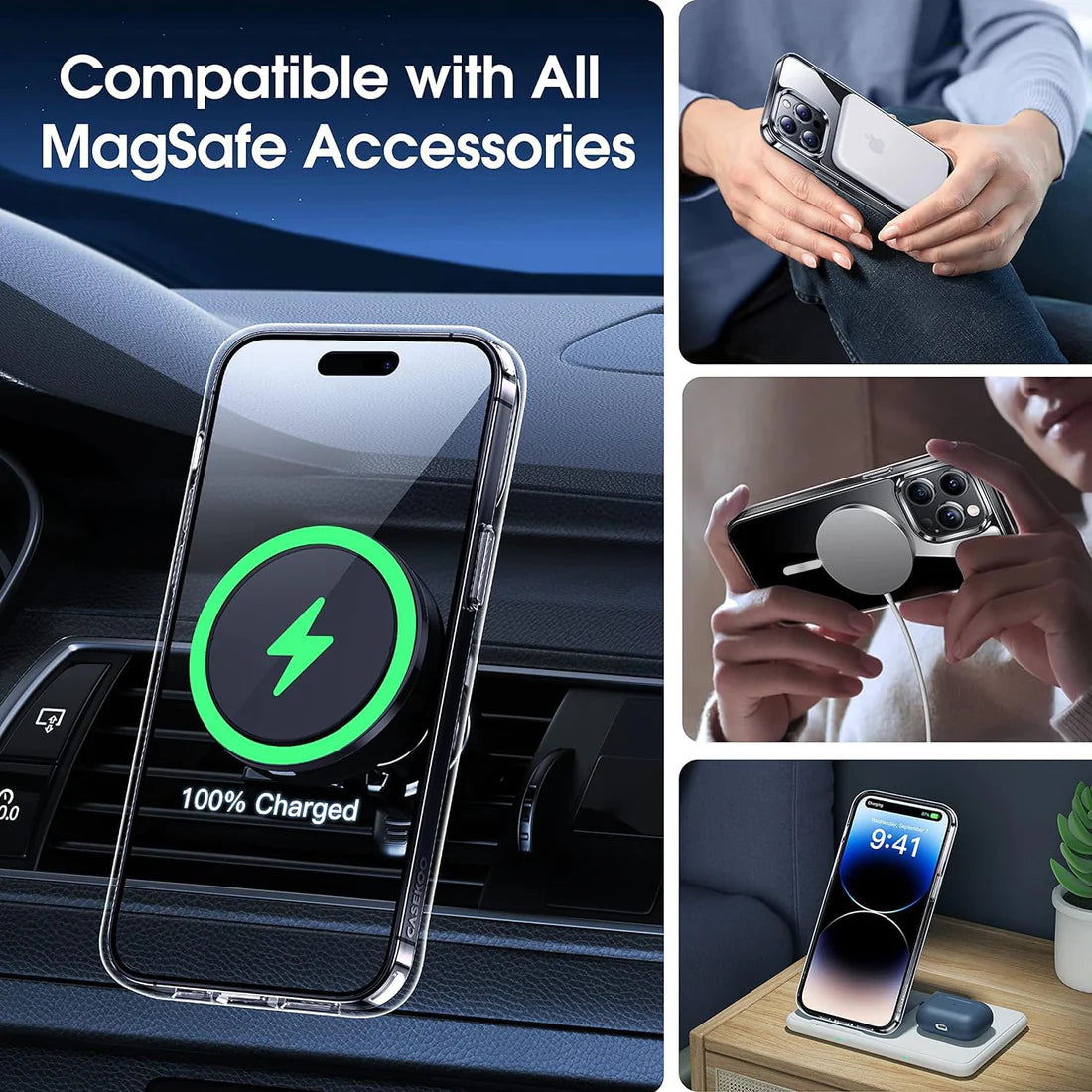 Premium & Stylish Clear MagSafe Edition Case - iPhone 15 Series