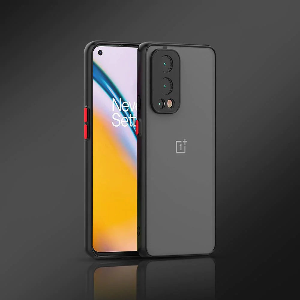 OnePlus Nord 2 Luxury Silicon Matte Camera Closed Case