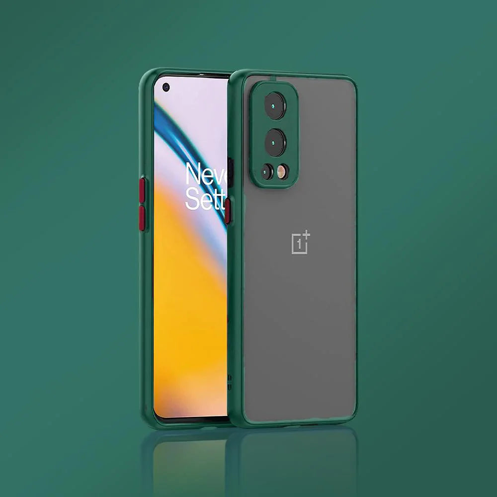OnePlus Nord 2 Luxury Silicon Matte Camera Closed Case