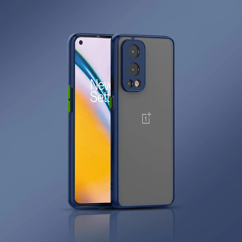OnePlus Nord 2 Luxury Silicon Matte Camera Closed Case