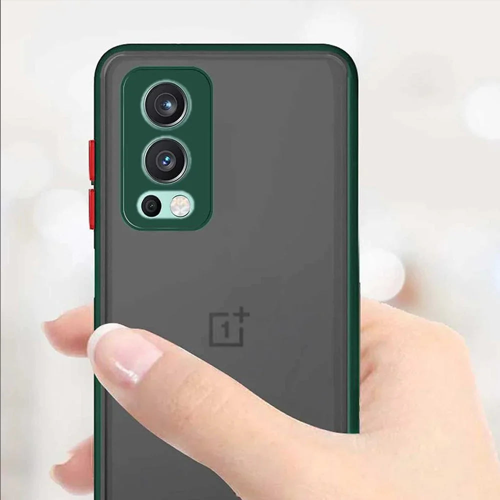 OnePlus Nord 2 Luxury Silicon Matte Camera Closed Case