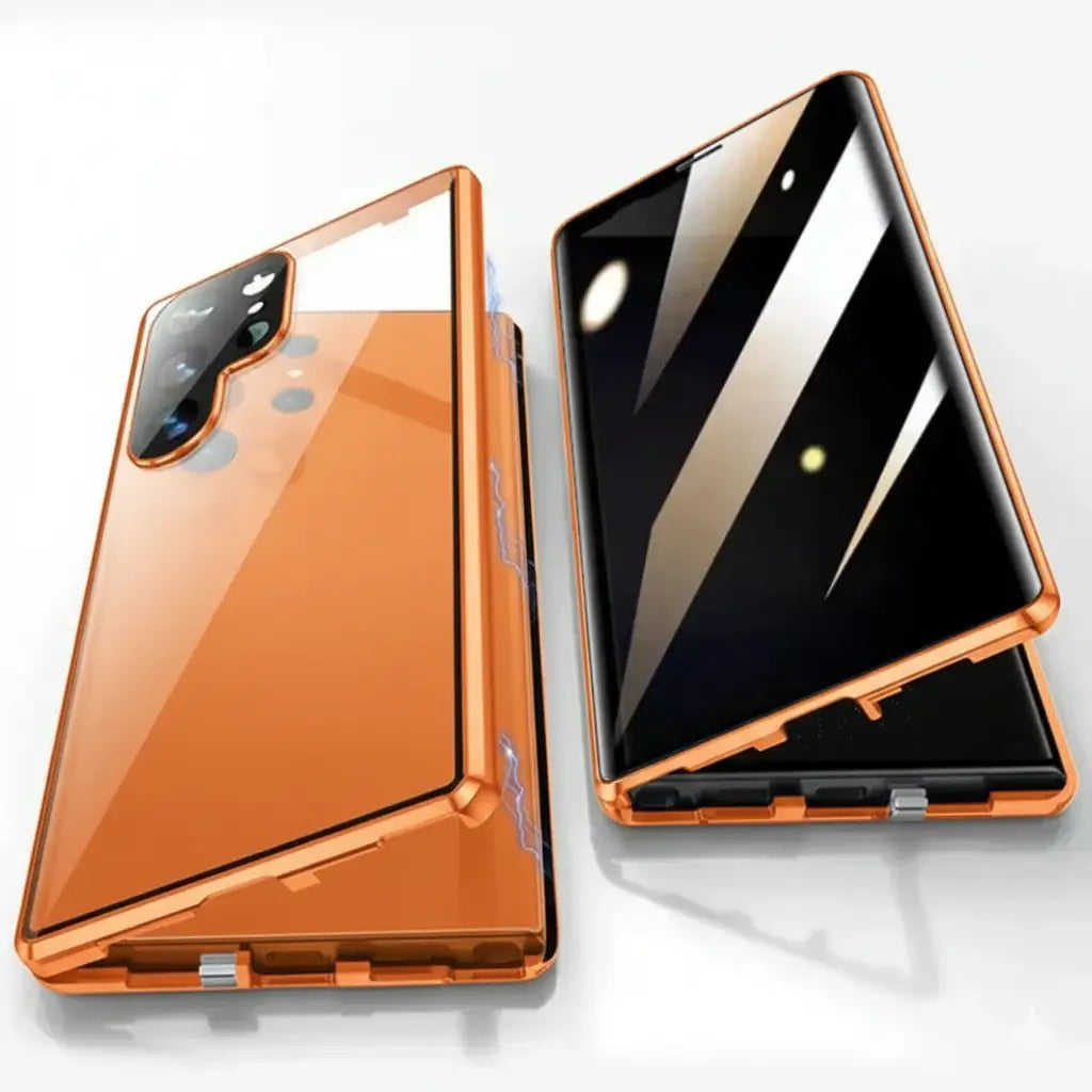 Privacy Shield Dual Magnetic Glass Case- Samsung