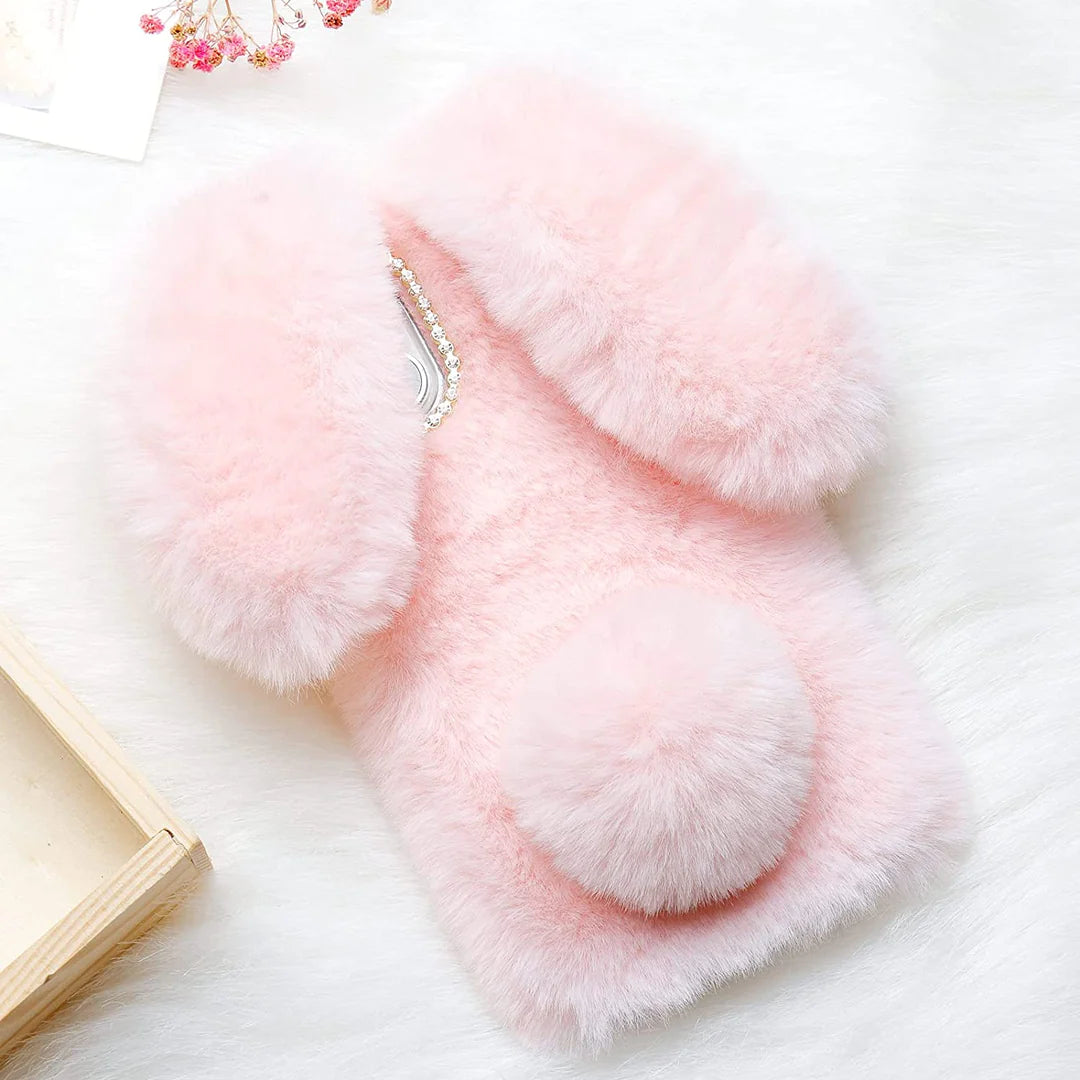 Cute Coney Rabbit Fur Lavish Case - iPhone