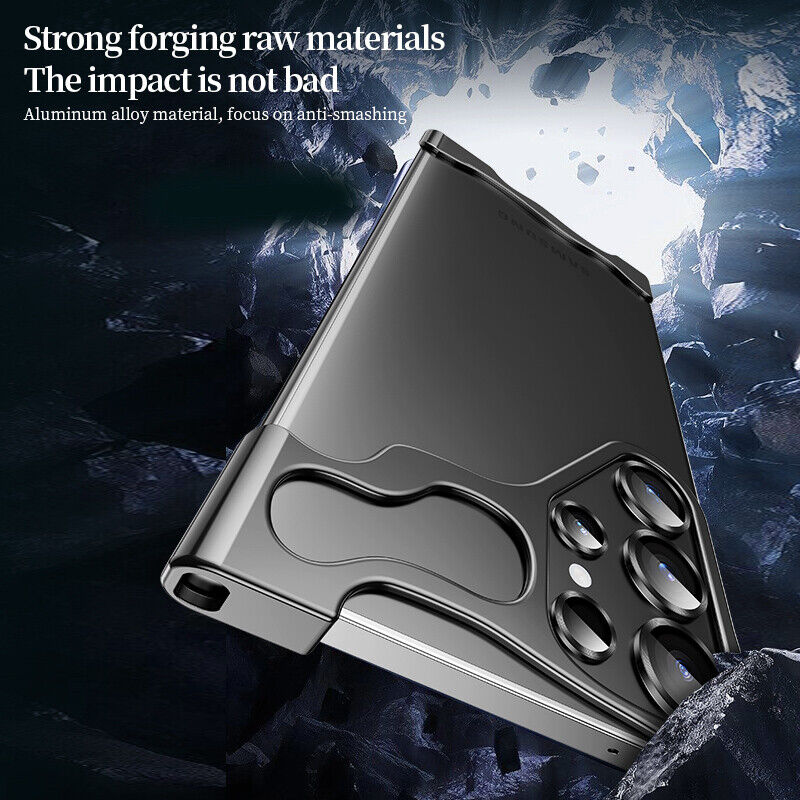 Titanium Metal Corner Frame Luxury Bumper Case For Galaxy S Series